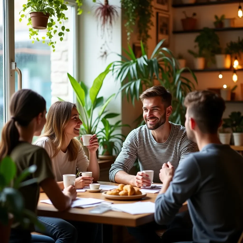 Modern office environment